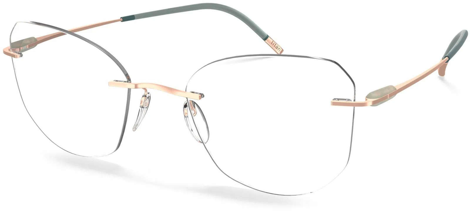Silhouette Purist Color Groove Demo Rimless 5561 Eyeglasses - view 132